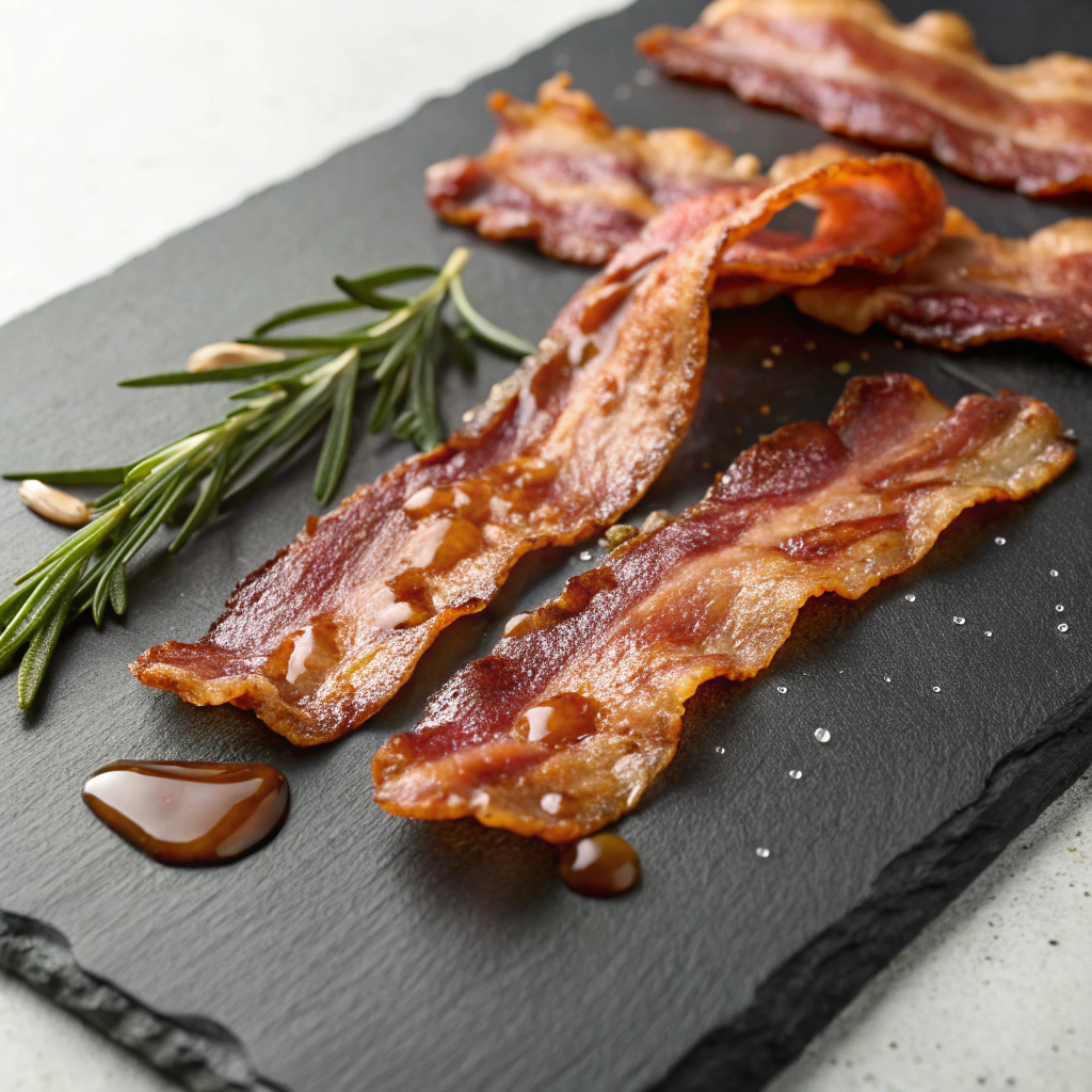 Crispy bacon strips