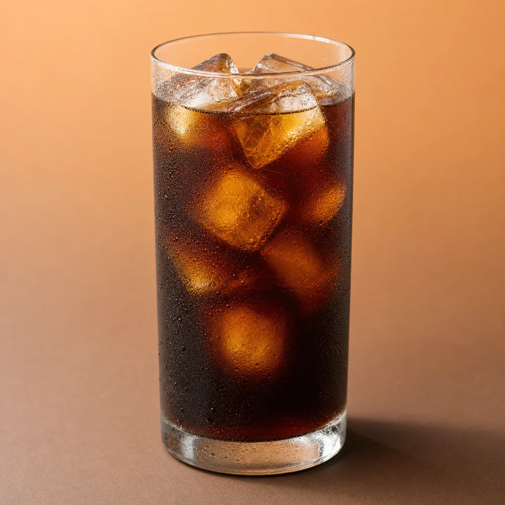 Cold brew tonic with ice